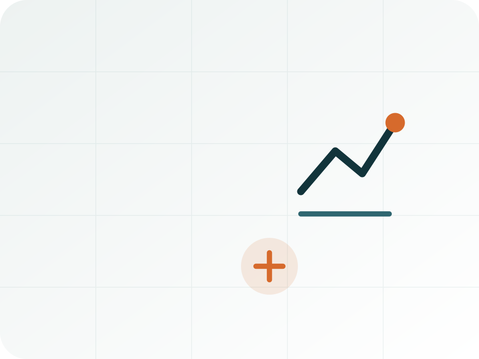 Technical illustration of project measurements flowing into calculation and decision tools.